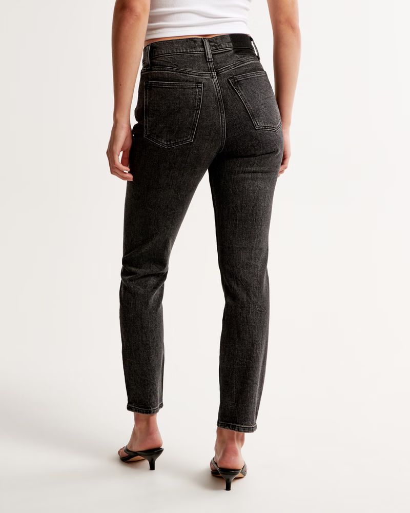 Women's High Rise Mom Jean | Women's Bottoms | Abercrombie.com | Abercrombie & Fitch (US)