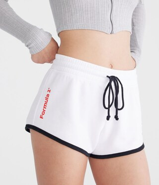 Formula 1® Racing Championship High-Rise Fleece Shorts | Aeropostale