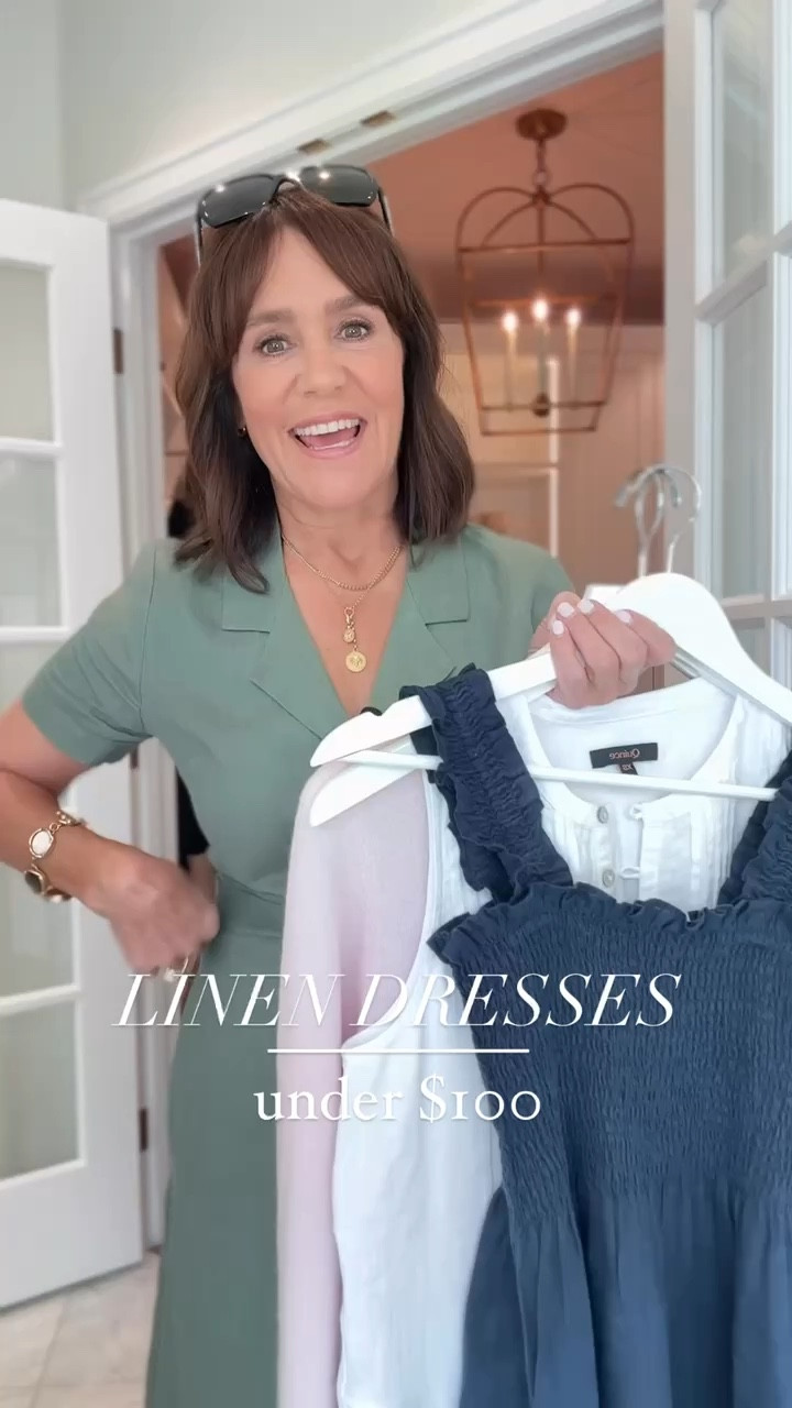 3 summer linen dresses under $100

These dresses by @onequince are SO GOOD, and perfect for warm summer days! They’re 100% linen and you’ll wear them all season long.

Don’t forget the most important accessory … a lightweight cashmere sweater to throw over your shoulders! Not only are they chic, but they also add a little extra warmth, AND they’re $50!!

I’m wearing my usual XS in all of the dresses
Sized up to a small in the sweaters
#quincepartner 


#LTKOver40 #LTKStyleTip #LTKFindsUnder100