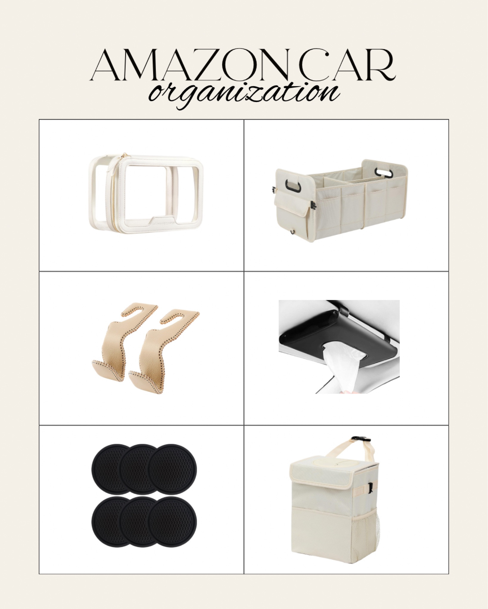 Amazon car organization! Car essentials, Amazon car finds, car trash can, car organizers, car accessories, car must haves 

#LTKtravel #LTKfindsunder50 #LTKstyletip