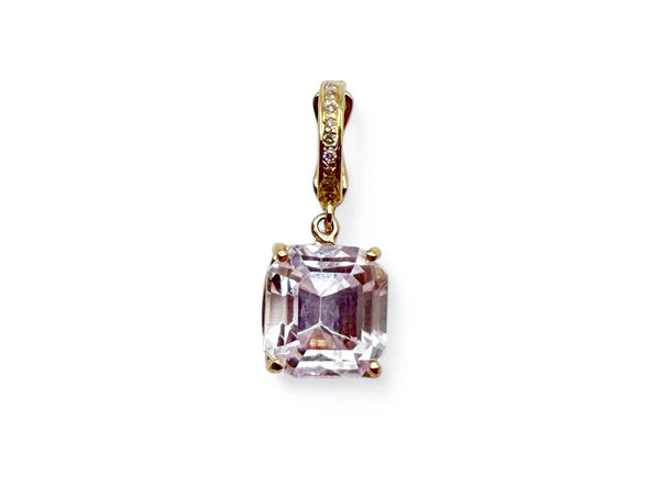 KUNZITE GEM SET IN 14K GOLD – SHAKTI | SHAKTI JEWELRY