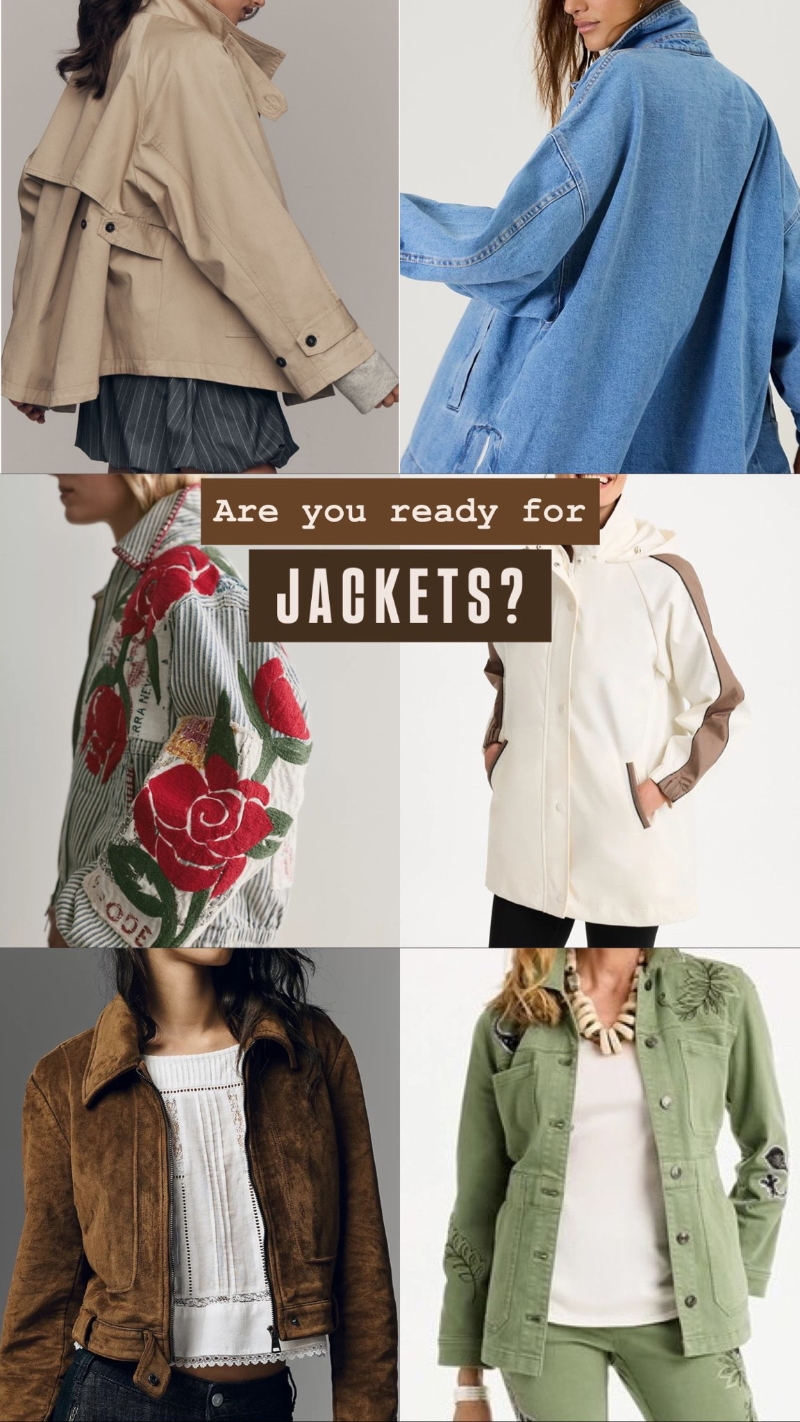 Jacket weather is right around the corner, are you ready? These are my favorites right now! ￼

#LTKOver40 #LTKSeasonal