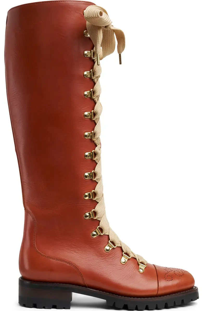 Mrs. Blake Knee High Lace-Up Boot (Women) | Nordstrom