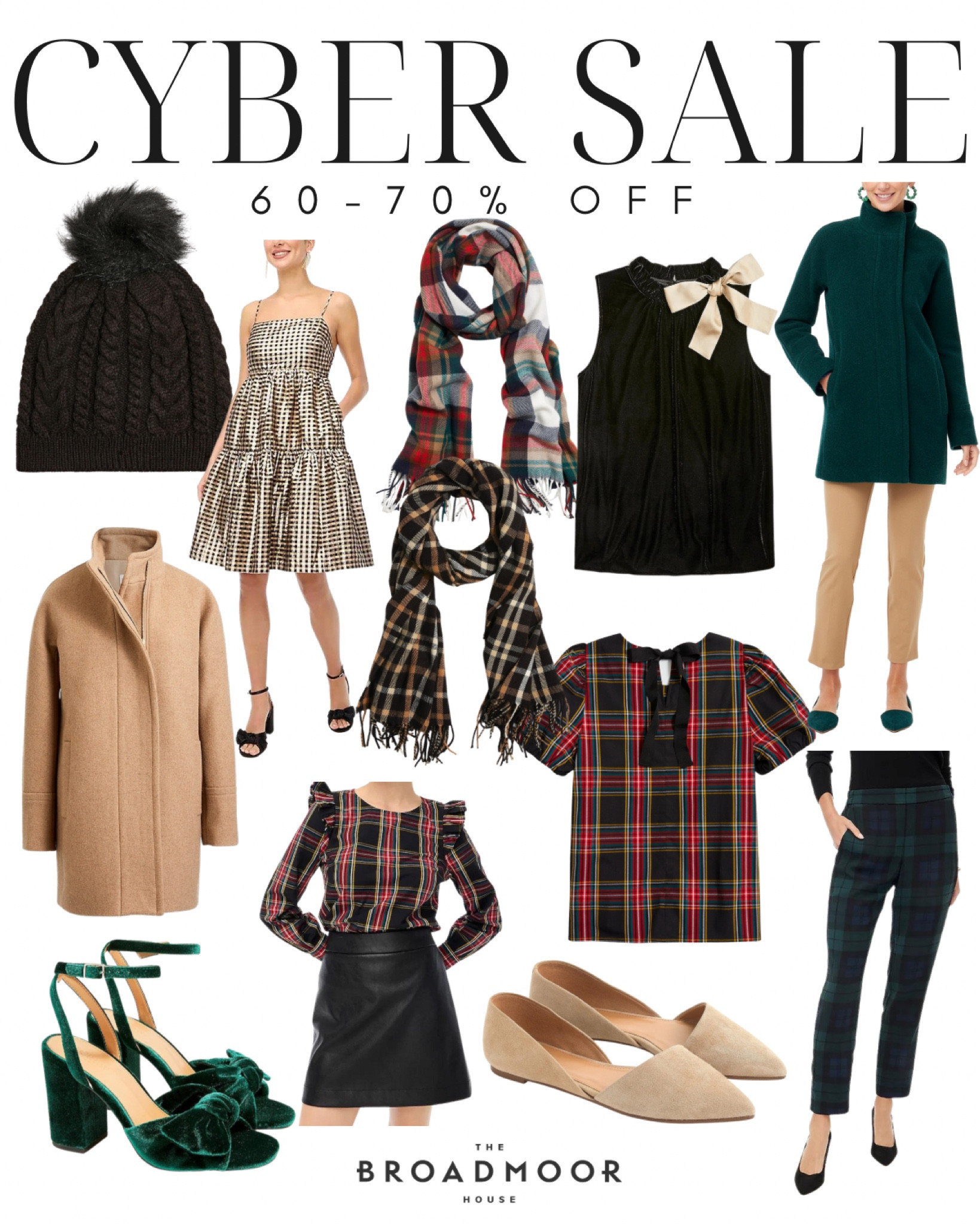 J.Crew factory is having a huge cyber sale right now! So many great holiday outfits, gifts and accessories!

Green velvet, holiday party, Christmas party, Christmas dress, Christmas plaid, holiday plaid, work outfit, winter, outfit, velvet, heels, flats, Gift for her

#LTKCyberweek #LTKHoliday #LTKshoecrush