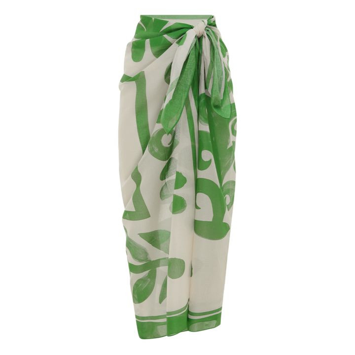 Vestige Organic Cotton Pareo | Green | Smallable