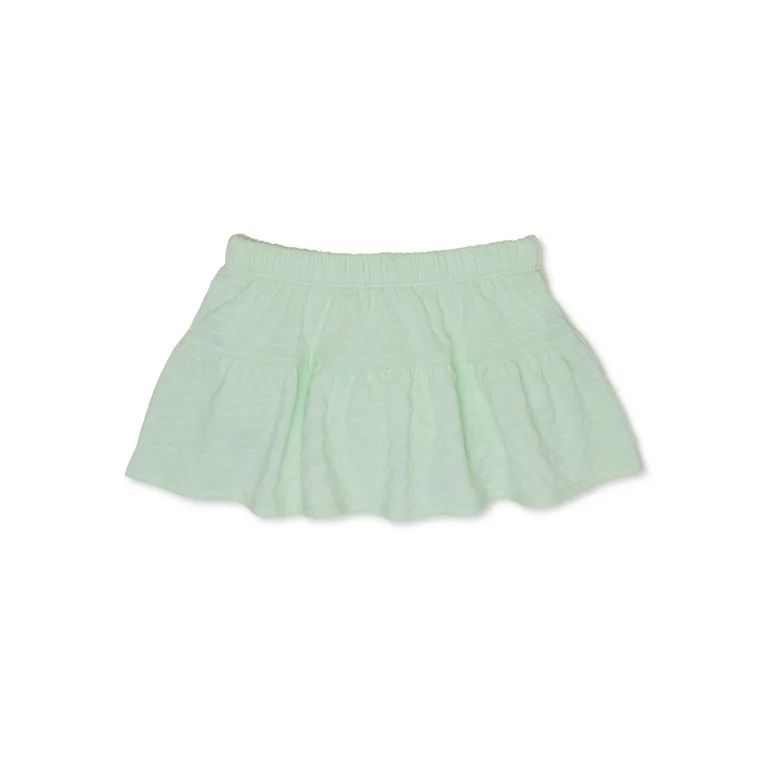 Garanimals Baby Girl Dot Jacquard Tiered Scooter Skirt, Sizes 0-24 Months | Walmart (US)