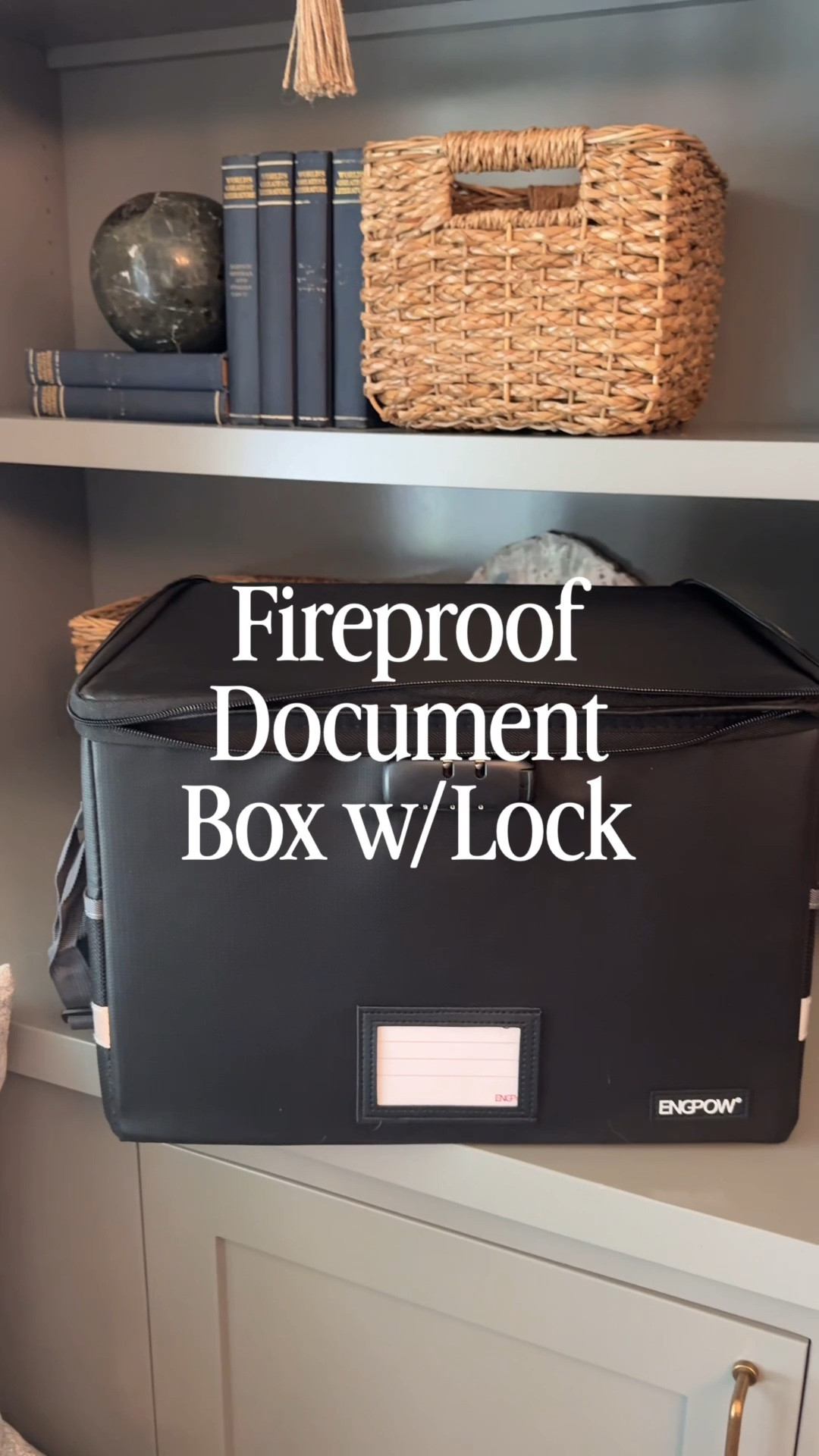 One of those Amazon finds that just makes life easier. 🙌🏼 (especially during a big move)

Perfect for keeping things organized, tucked away + looking so much better than random things everywhere. 🤎

#AmazonFinds #AmazonHome #HomeOrganization #OrganizedHome #AmazonMustHaves