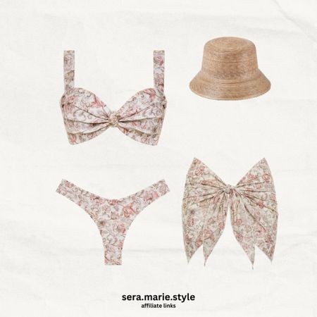 Montce swim suit 
Summer bathing suit 
Floral bathing suit 
Two piece bathing suit 
Beach vacation swim 
Sarong 
Matching sarong with swimsuit 


#LTKswim #LTKstyletip #LTKtravel