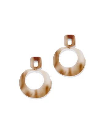 Resin Hoop Drop Earring | New York & Company