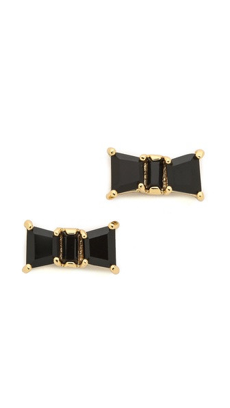 Jackpot Jewels Bow Stud Earrings | Shopbop
