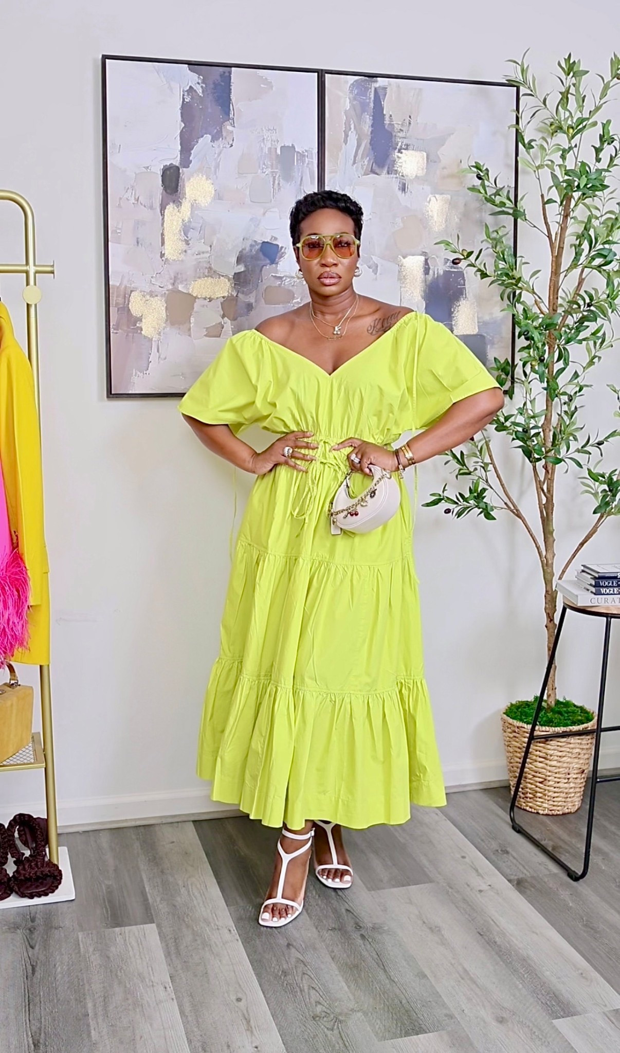 Summer Style…
This dress is summer perfection, it’s flowy and in this gorgeous lime color.
Wearing a size large here but could have done my regular size medium. I needed more volume on the skirt🤭


Summer fashion, summer dress, affordable fashion 


#LTKSeasonal #LTKStyleTip #LTKFindsUnder50