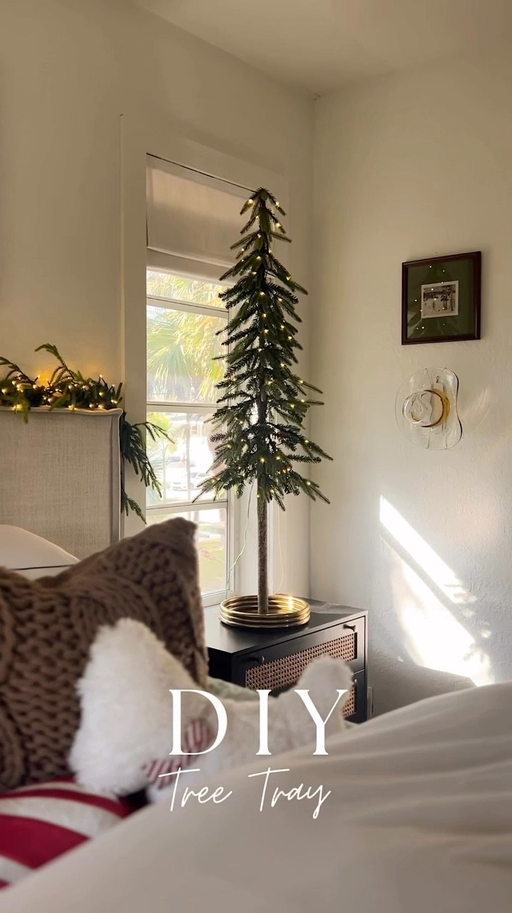 DIY Christmas tree in a tray!!! #meandmrjones 

#LTKFindsUnder50 #LTKHoliday #LTKFindsUnder100