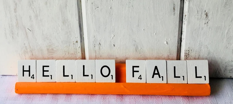 Scrabble-hello Fall - Etsy | Etsy (US)