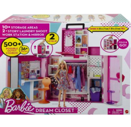 Barbie Dream Closet Playset with 35+ Clothes and Accessories, Mirror and Laundry Chute
Cyber Monday Now $37.49
You save $17.50


#LTKGiftGuide #LTKCyberWeek #LTKkids