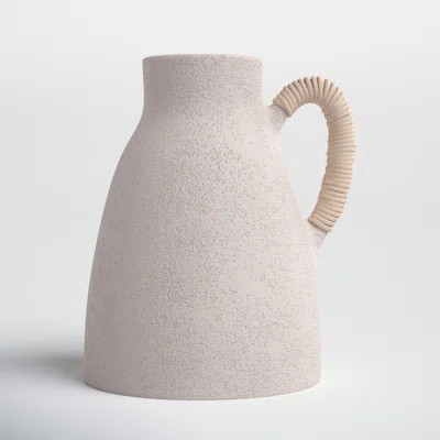 Imelda Cream 7" Table Vase Terracotta | Wayfair North America