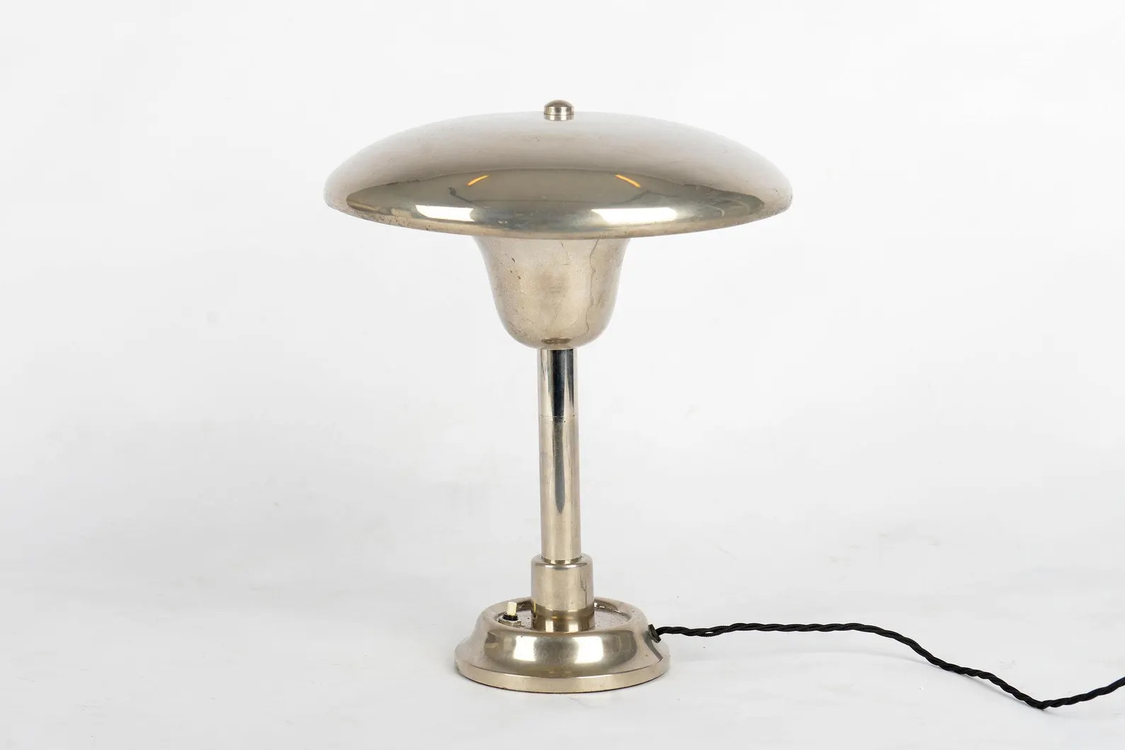 Bauhaus Functionalist Desk Lamp by Franta Anýž 1930s Nickel-plated Desk Lamp, Modernist Lamp, D... | Etsy (US)