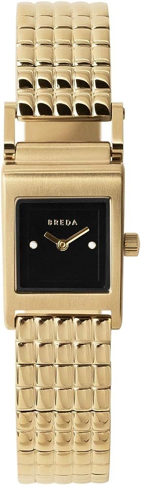 Breda 'Revel' Gold and Gold and Metal Bracelet Watch, 18MM | Amazon (US)