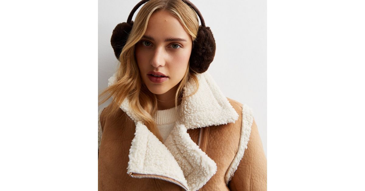 Dark Brown Faux Fur Ear Muffs
						
						Add to Saved Items
						Remove from Saved Items | New Look (UK)