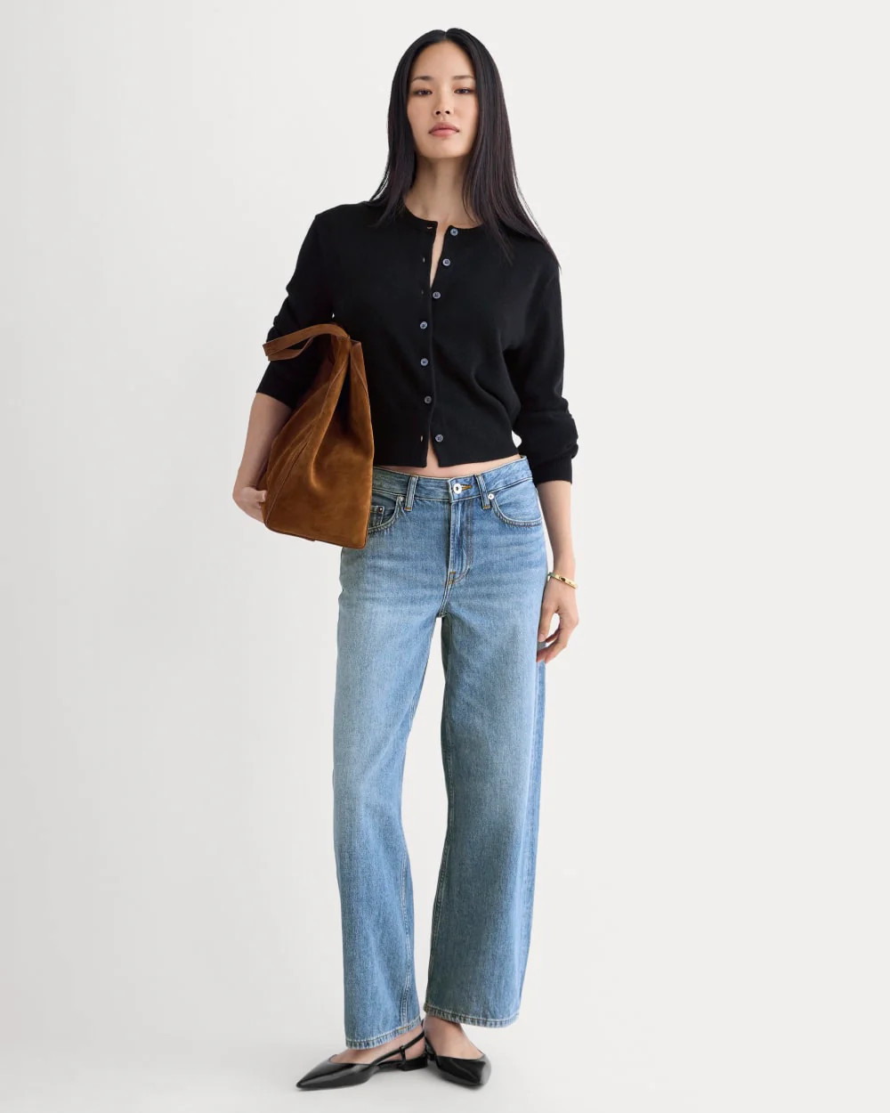 Everlane Loose Curve Jean | Tungsten Bright | 25 | Cotton | Everlane