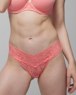 Signature All-Over Lace Thong | Soma Intimates