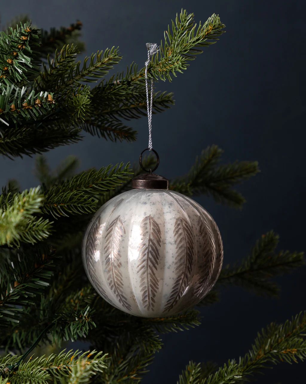 Copper Etched Botanical Ornament | McGee & Co.