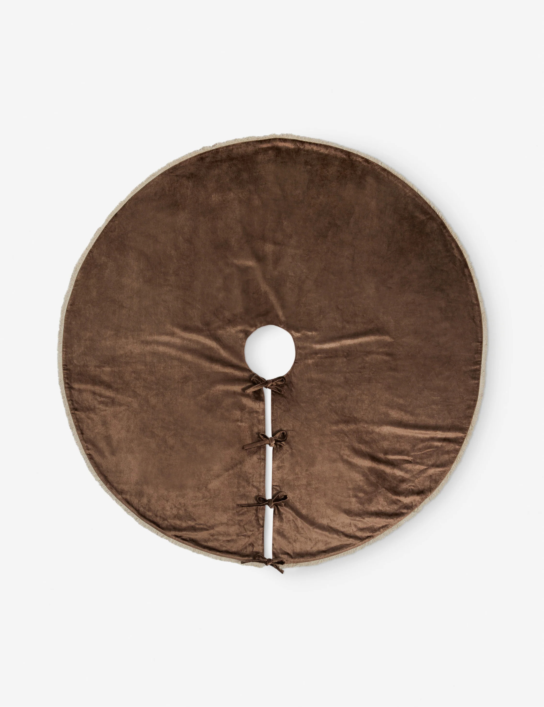 Brandis Velvet Tree Skirt | Lulu and Georgia 