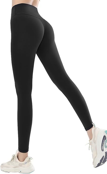 Women's Sports Leggings - Yoga Pants, High Elasticity, High Waist Control, Soft and Comfortable | Amazon (US)