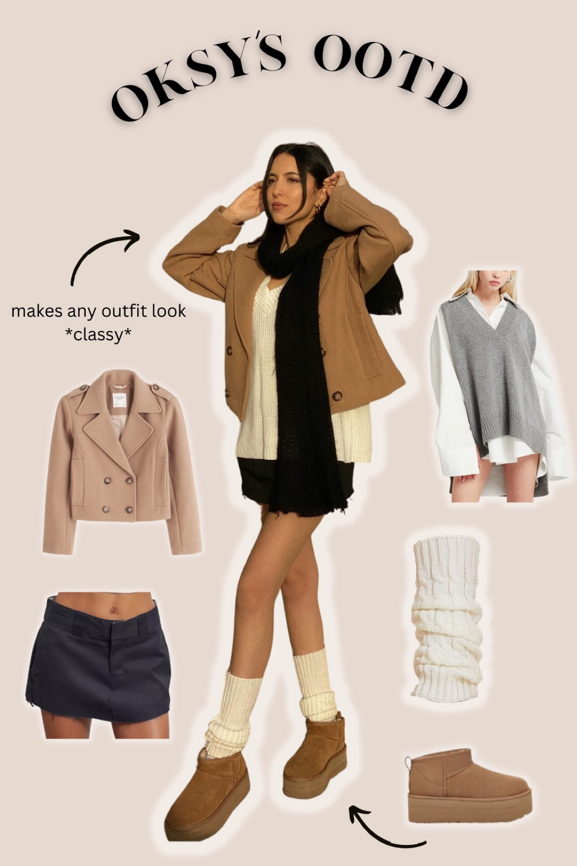 Abercrombie cropped wool coat, platform Ugg’s, knit vest, etc etc #ootd #styleinspo #wiwtoday #wintercoat #woolblazer #shoecrush

#LTKstyletip #LTKshoecrush #LTKGiftGuide