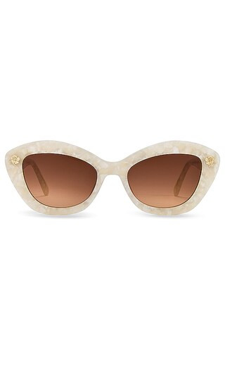 Hessel Sunglasses in Ivory | Revolve Clothing (Global)
