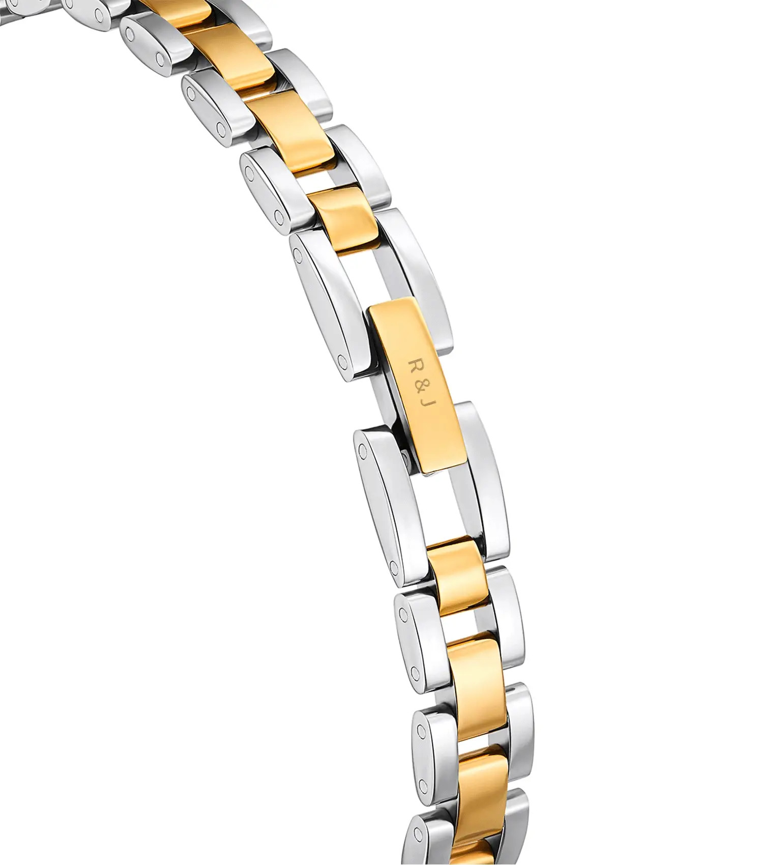 Link Watch Strap Bracelet (Gold/Silver) | Abbott Lyon