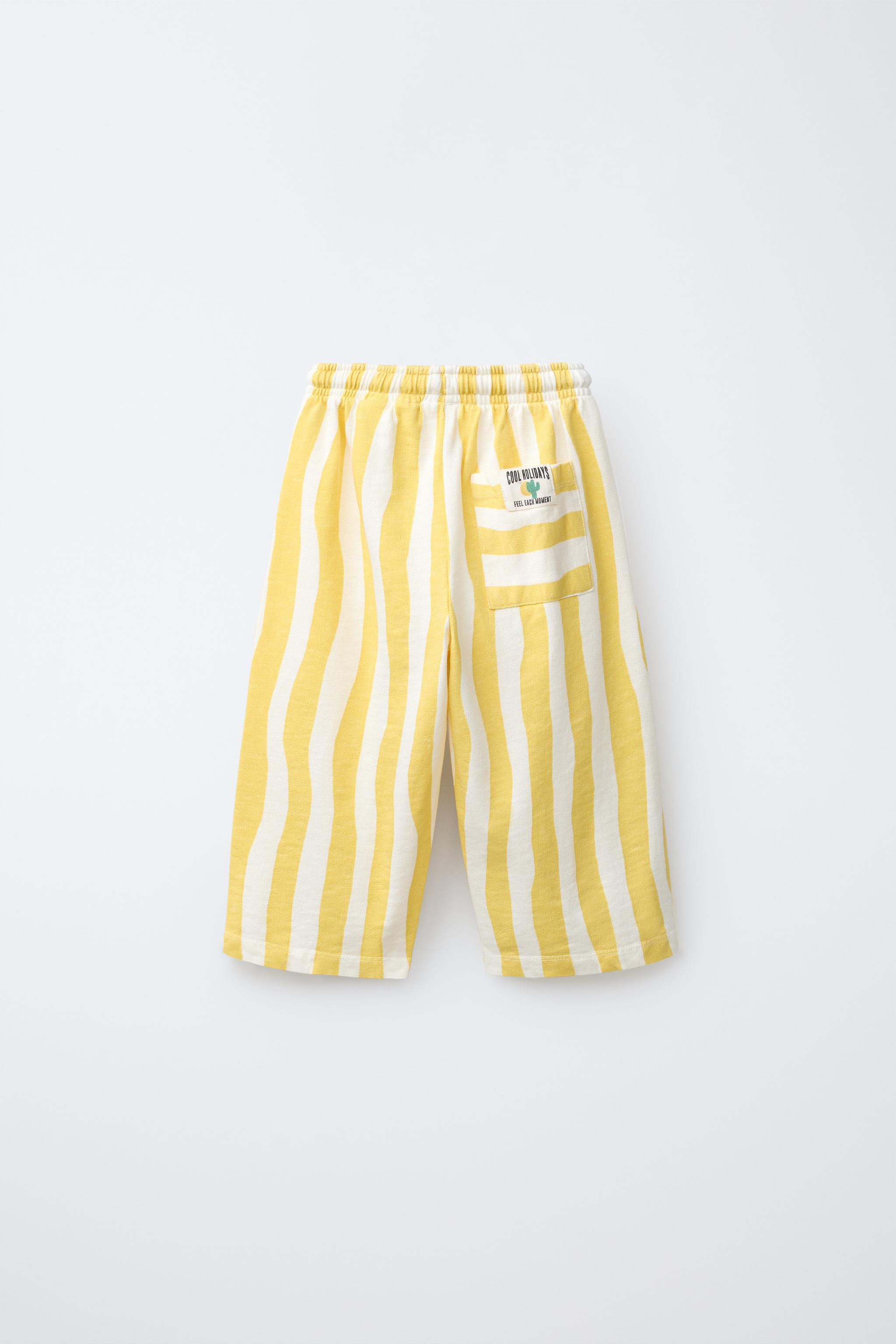 WAVE STRIPED PANTS | Zara US