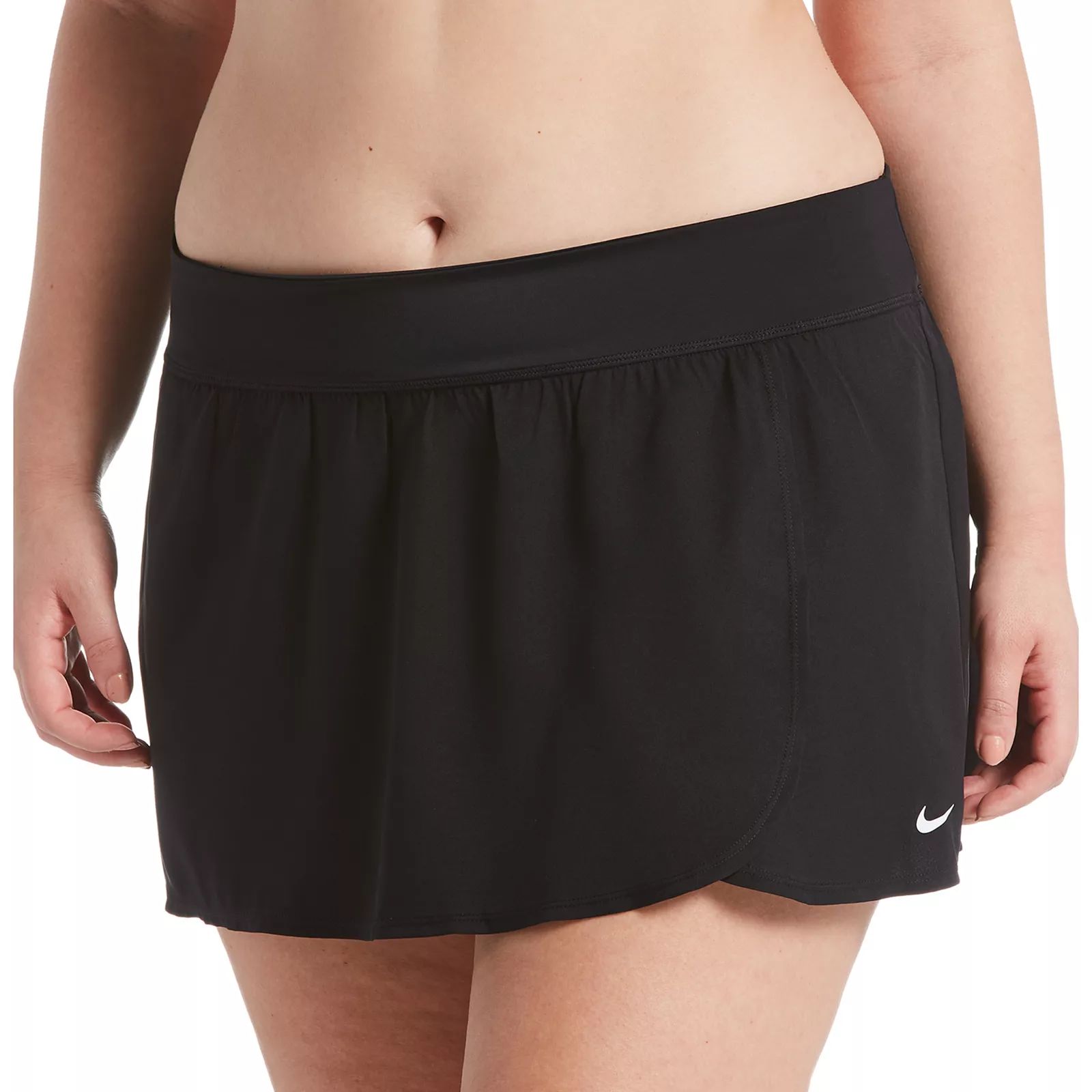Plus Size Nike Element Solid Swim Boardskirt, Women's, Size: 3XL, Black | Kohl's