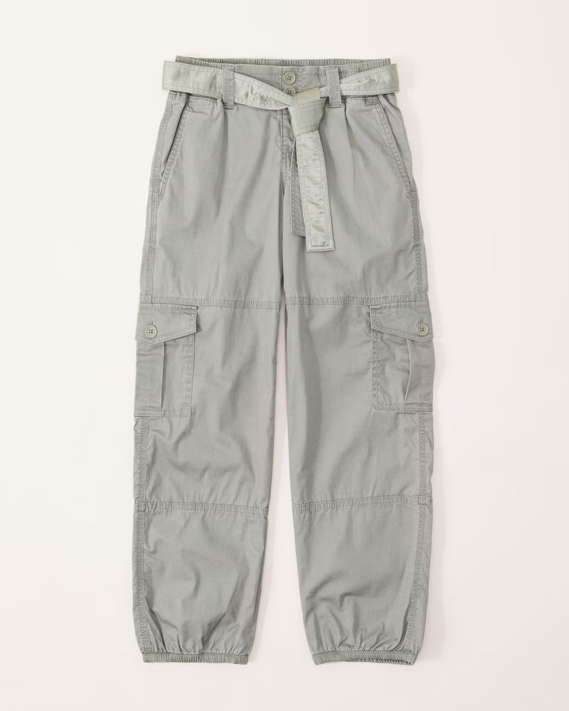 belted cargo pants | Abercrombie & Fitch (US)