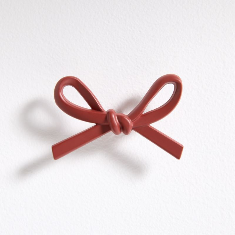 Red Bow Knob by Sharland England + Reviews | Crate & Kids | Crate & Barrel