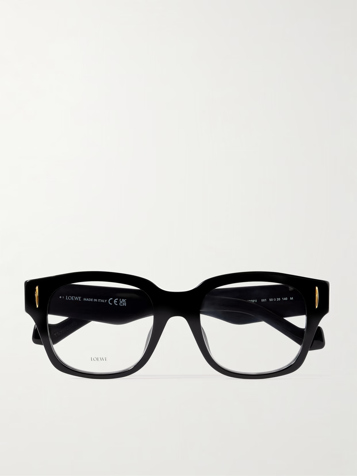 Loewe - Anagram Square-frame Acetate Optical Glasses - Black | NET-A-PORTER (US)