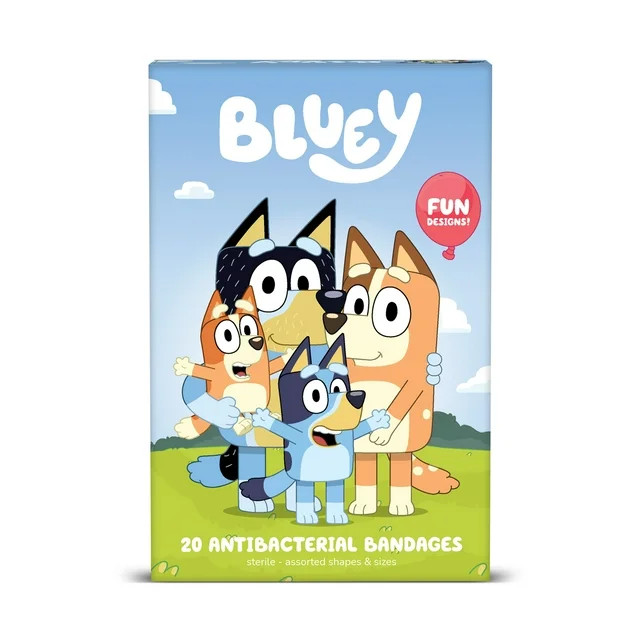 Bluey 20 Count Bandages | Walmart (US)