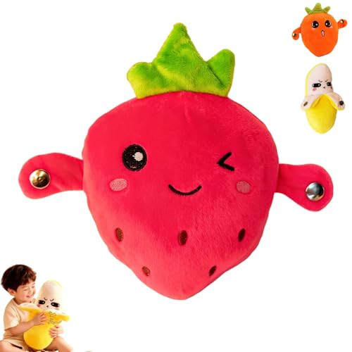 SnugPlay Fruit Sensitive Rhythm Piano, Electric Plush Toy, Musical Parent-Child Interaction (strawberry) | Amazon (US)