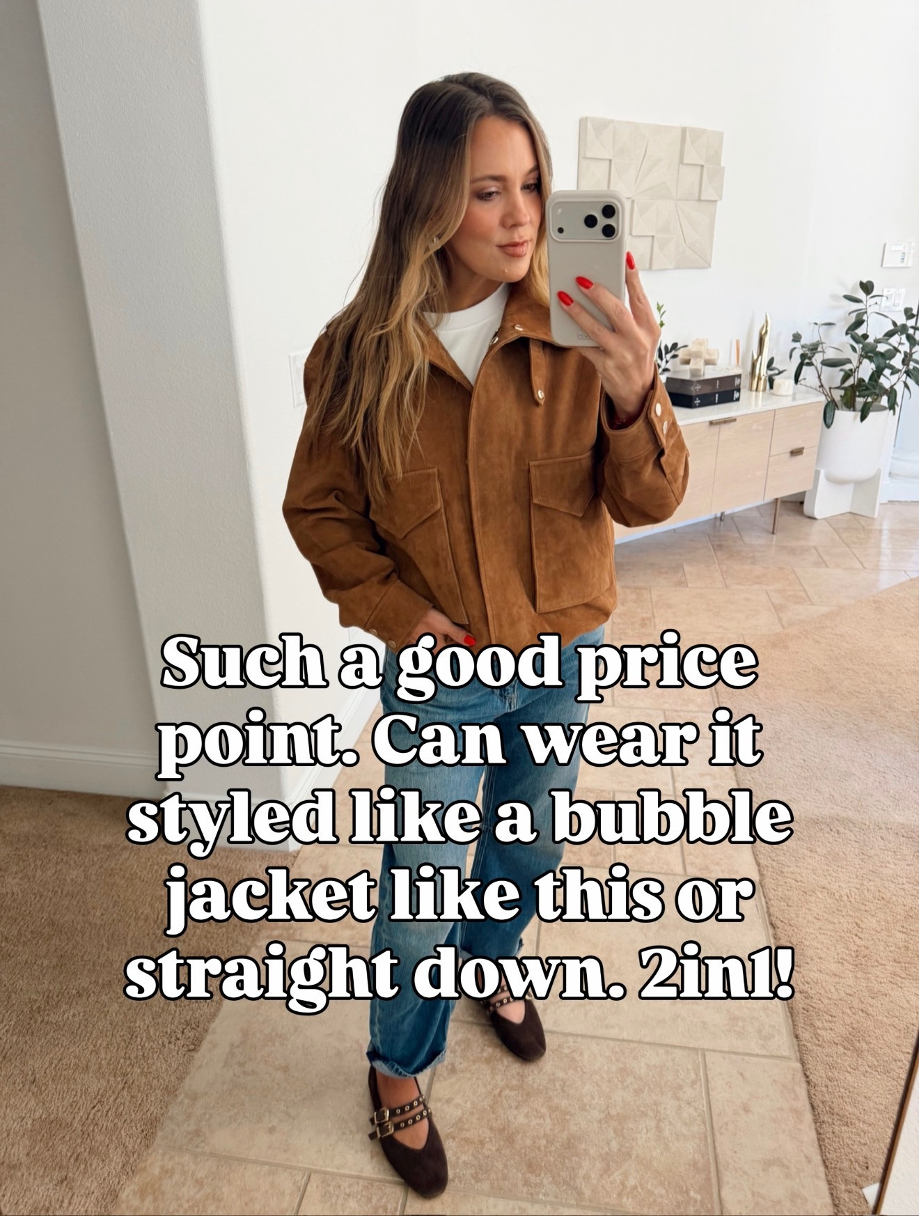 Grab this jacket while the price tag is this good during the Nordstrom
Anniversary sale!! 

I am wearing a size medium!