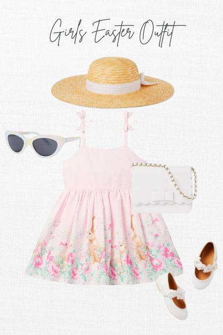 This girls bunny dress is perfect for Easter. Janie + Jack have the cutest dresses and best quality. 

Girls Easter dress. Easter outfit. Sun hat. Girls White purse. Bunny dress. Pink dress. White flats. Spring fashion. 

#LTKbaby #LTKkids #LTKfamily