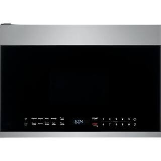 Frigidaire 1.4 cu. ft. Over-the-Range Microwave in Stainless Steel with Automatic Sensor Cooking ... | The Home Depot