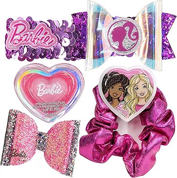 Barbie - Townley Girl Backpack Cosmetic Makeup Gift Bag Set Includes Lip Goss, Hair Accessories a... | Amazon (US)