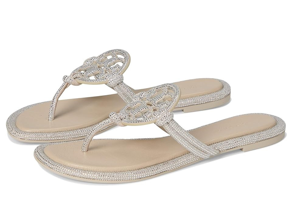 Tory Burch Miller Knotted Pave Women's Shoes Stone Gray: 9.5 M | Zappos.com