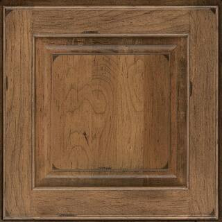 14-5/8 in. x 14-5/8 in. Cabinet Door Sample in Aged Bourbon | The Home Depot