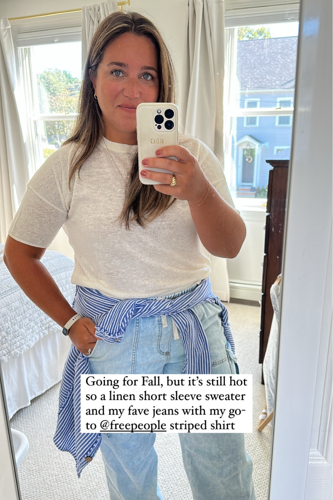 When you want to dress for Fall, but it’s still 75 out a linen short-sleeve sweater feels like the perfect fit.

Shop the look✨



#LTKSeasonal #LTKstyletip #LTKsalealert