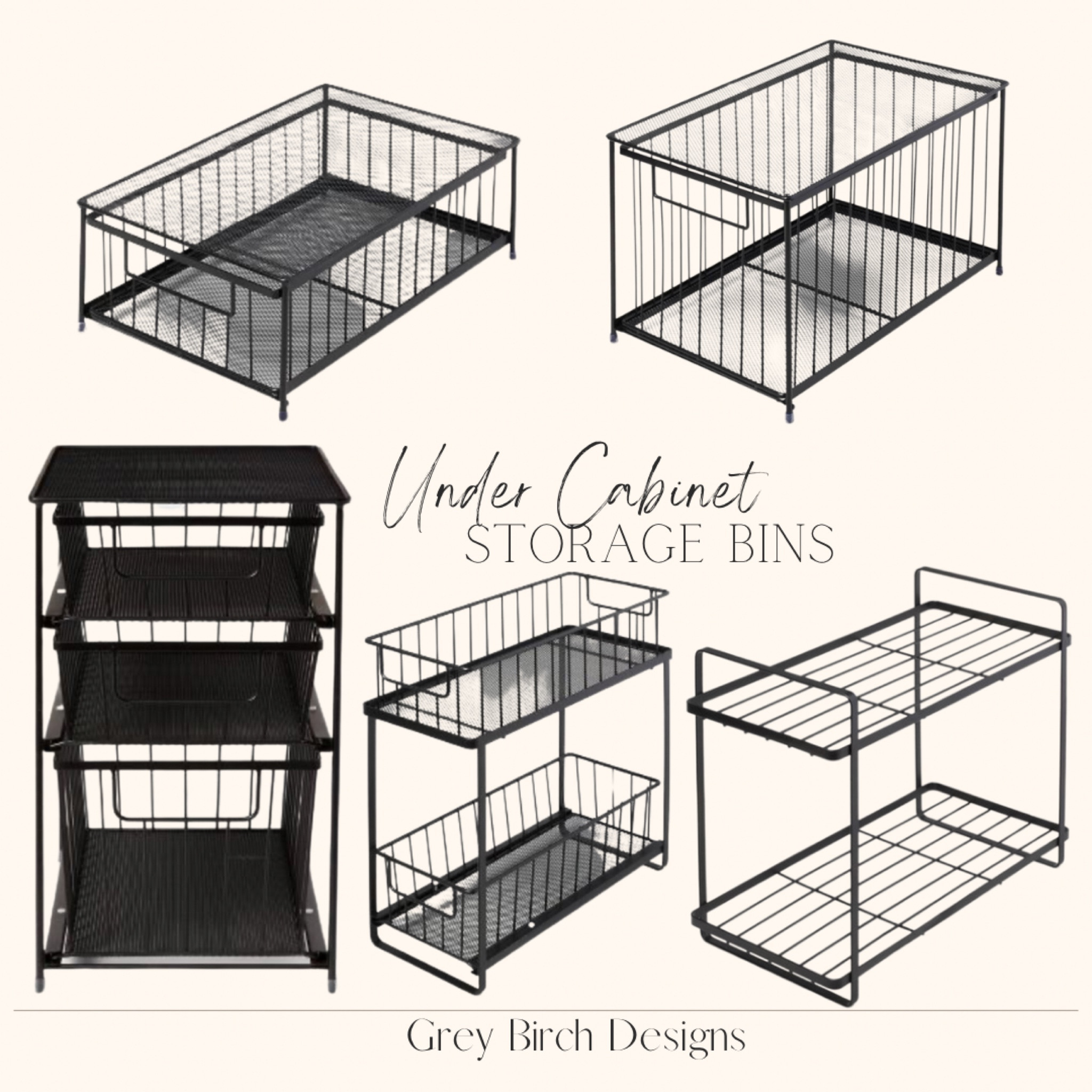 Under cabinet storage bins. Bathroom organization. 

#LTKunder50 #LTKFind #LTKhome