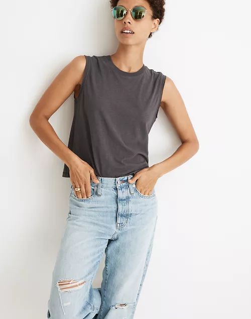 Raw-Edged Hangout Muscle Tank | Madewell