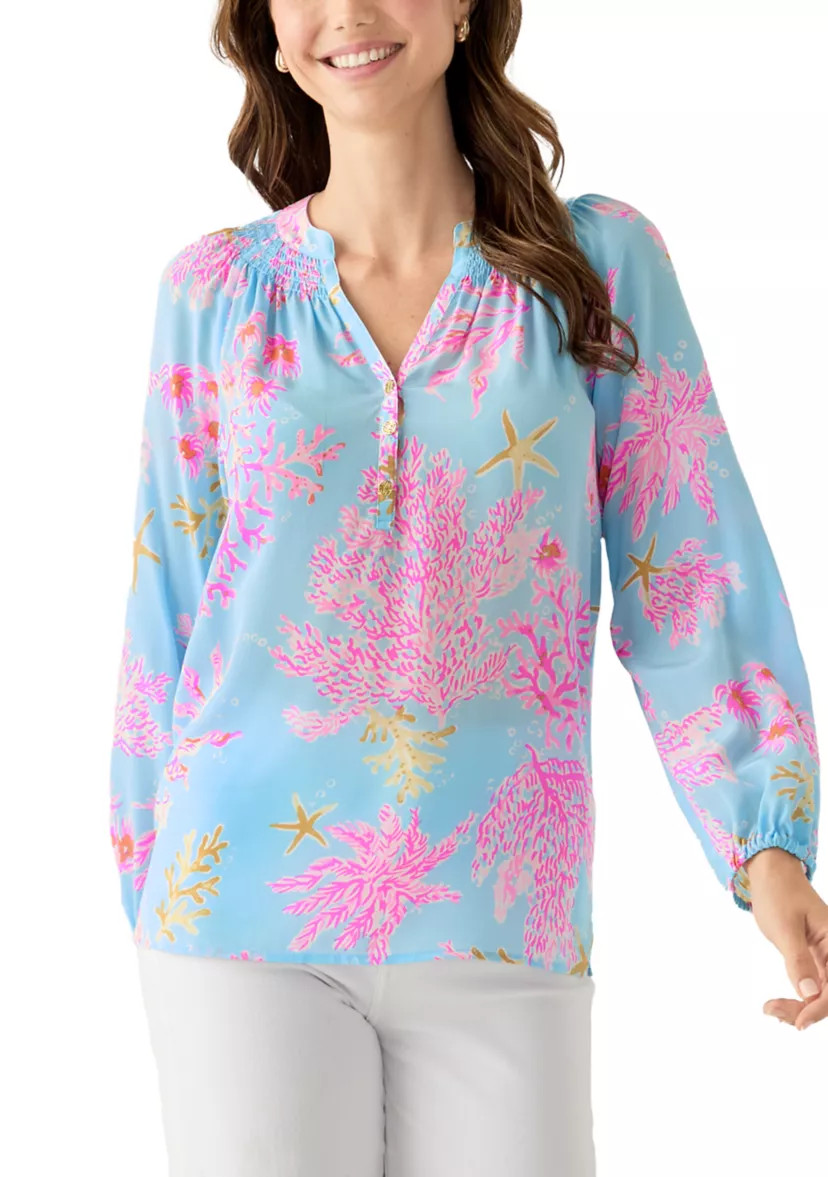 Women's Elsa Silk Top | Belk