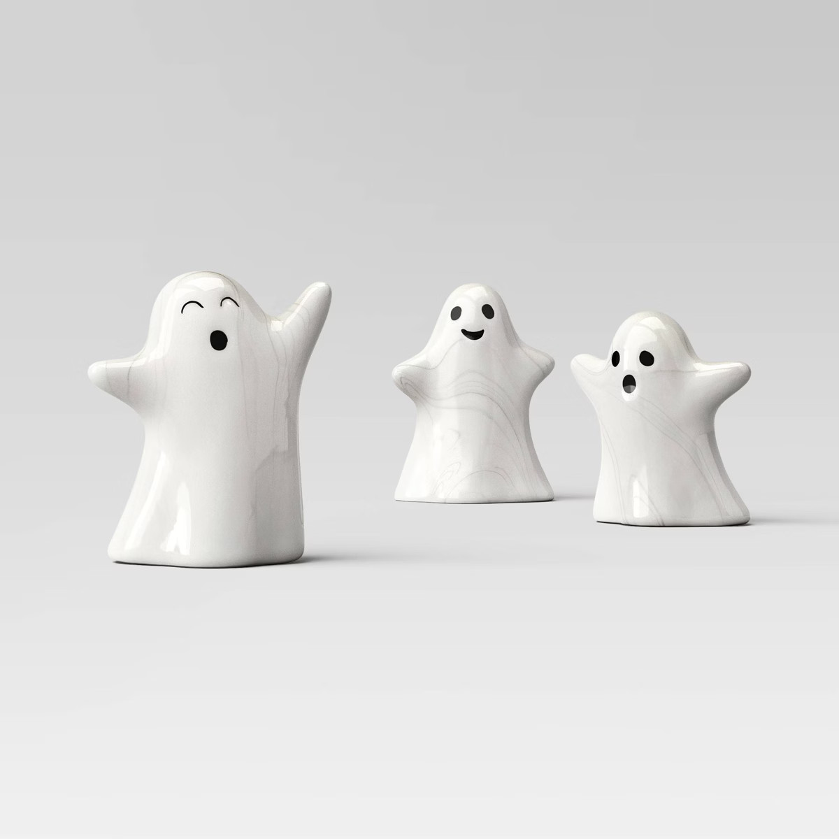 3pc Ceramic Mantle Ghost Decorative Accent Sets - Hyde and EEK! Boutique™ | Target