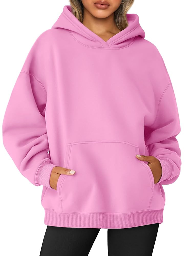 AUTOMET Womens Oversized Sweatshirts Fleece Hoodies Long Sleeve Shirts Pullover Fall Outfits 2025... | Amazon (US)