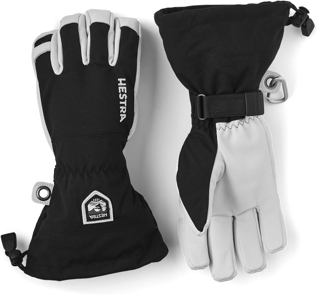 Hestra Army Leather Heli Ski Glove - Classic 5-Finger Snow Glove for Skiing, Snowboarding and Mou... | Amazon (US)